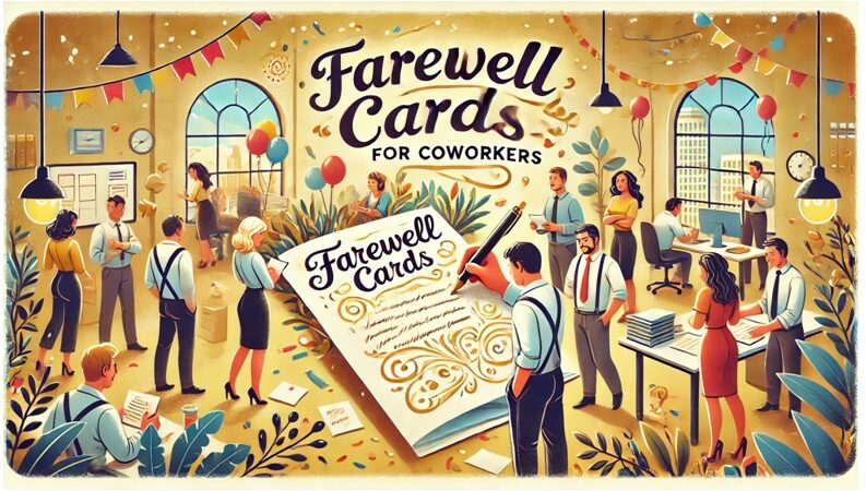 How to Select the Ideal Farewell Cards for Coworkers